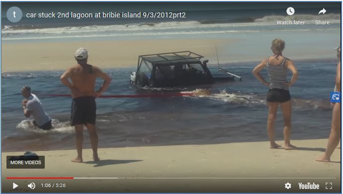 4WD's Disastrous Fail at Crossing 2 - Bribie Island