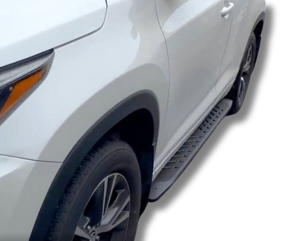 Steel Side Steps for Toyota Kluger - Matt Black (2014 - 2020) – Aussie ...