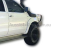 Flares for SR / SR5 Toyota Hilux with Bull Bar - White - Set of 2 for Front Wheel Arches (07/2011 - 2015)-Aussie 4x4 Pro