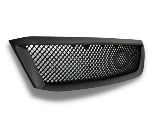 Front Bumper Upper Mesh Grille With LED Lights For Toyota Tacoma 2005-2011 - Matte Black