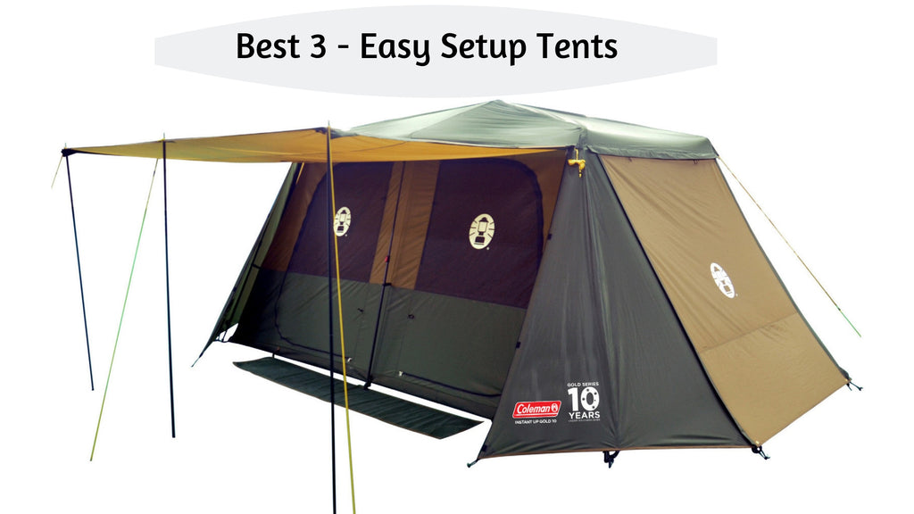 Easiest Tent Setup - Best 3 Tents with Insanely Easy Setup