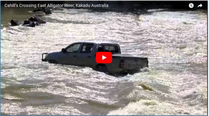 Infamous Cahill's Crossing on East Alligator River, Kakadu Claims A Hilux