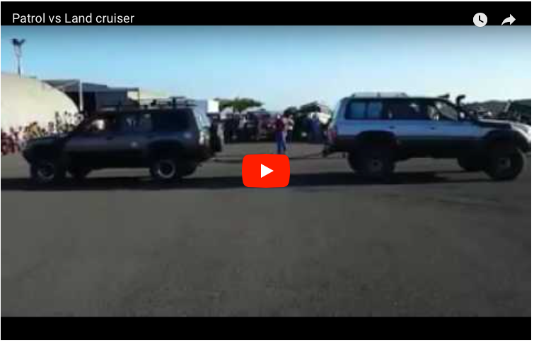 Patrol Vs Landcruiser - Tug Of War