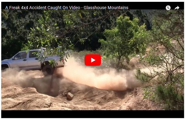 Shocking Freak 4X4 Accident At Glasshouse Mountains