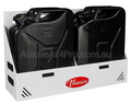 20L Dual Jerry / Water Can Holder for 4WD / Canopy / Trailer / Caravan - White-Aussie 4x4 Pro