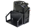 20L Front Flip Folding Jerry / Water Can Holder for 4WD / Canopy / Trailer / Caravan - Black-Aussie 4x4 Pro