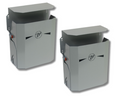 20L Front Folding Jerry / Water Can Holders x2 for 4WD / Canopy / Trailer / Caravan - Grey-Aussie 4x4 Pro
