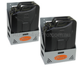 20L Jerry / Water Can Holders x2 for 4WD / Canopy / Trailer / Caravan - Grey-Aussie 4x4 Pro