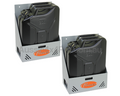 20L Jerry / Water Can Holders x2 for 4WD / Canopy / Trailer / Caravan - Solid Back Mounted - Grey-Aussie 4x4 Pro