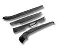 4-Piece Tailgate Protector Guard Cover Set for Nissan Navara D23 Dual Cab - Matte Black (2021 - 2025) – Aussie 4x4 Pro