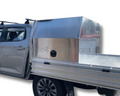 Aluminium Canopy Toolbox 1000mm for Colorado / Rodeo / LDV / GWM / Amarok / X-Class / Tunland Trayback Ute - Flat Plate-Aussie 4x4 Pro