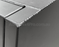 Aluminium Canopy Toolbox 1000mm for Hilux / Landcruiser / Triton / Ranger / Navara / BT-50 / D-MAX Trayback Ute - Black - Flat Plate-Aussie 4x4 Pro