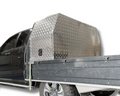 Aluminium Canopy Toolbox 700mm for Colorado / Rodeo / LDV / GWM / Amarok / X-Class / Tunland Trayback Ute - Checker Plate-Aussie 4x4 Pro