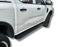 Aluminium Side Steps for Ford Ranger Next Gen Dual Cab - Black/Chrome (09/2022 Onwards)-Aussie 4x4 Pro