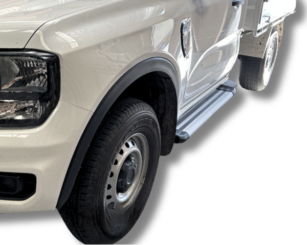 Aluminium Side Steps for PY Ford Ranger Next Gen Single Cab (09/2022 O ...