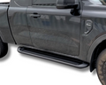 Aluminium Side Steps for Ford Ranger Next Gen Super Cab - Black (09/2022 Onwards)-Aussie 4x4 Pro
