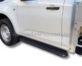 Aluminium Side Steps for Mazda BT-50 & Isuzu D-MAX Single Cab - Black (08/2020 - 2024)-Aussie 4x4 Pro