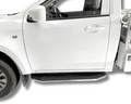 Aluminium Side Steps for Mazda BT-50 Single Cab - Black/Chrome (09/2020 - 2024)-Aussie 4x4 Pro