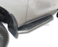 Aluminium Side Steps for PX1 / PX2 / PX3 Ford Ranger & Mazda BT-50 Single Cab - Black/Chrome (2012 - 2020)-Aussie 4x4 Pro