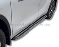 Aluminium Side Steps for Toyota Kluger - Black/Chrome (2021 - 2024)-Aussie 4x4 Pro