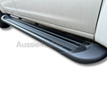 Aluminium Side Steps for Volkswagen Amarok Dual Cab - Black (2010 - 2020)-Aussie 4x4 Pro