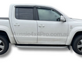Aluminium Side Steps for Volkswagen Amarok Dual Cab - Silver (2010 - 2022)-Aussie 4x4 Pro