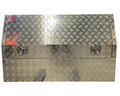 Aluminium 3/4 Side Opening Checker Plate Toolbox - 1400x600x850mm-Aussie 4x4 Pro