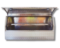Aluminium 3/4 Side Opening Checker Plate Toolbox - 1800x600x850mm-Aussie 4x4 Pro