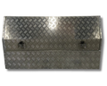 Aluminium 3/4 Side Opening Checker Plate Toolbox - 1800x600x850mm-Aussie 4x4 Pro