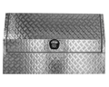 Aluminium 3/4 Side Opening Checker Plate Toolbox with Shelf - 1200x600x850mm-Aussie 4x4 Pro