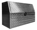 Aluminium 3/4 Side Opening Checker Plate Toolbox with Shelf - 1200x600x850mm-Aussie 4x4 Pro