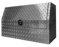 Aluminium 3/4 Side Opening Checker Plate Toolbox with Shelf - 1200x600x850mm-Aussie 4x4 Pro