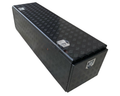 Aluminium Checker Plate 3-Door Drawbar Toolbox - Black - 1700x500x500mm-Aussie 4x4 Pro