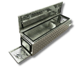 Aluminium Checker Plate Drawbar Toolbox - 1500x400x400mm-Aussie 4x4 Pro