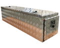 Aluminium Checker Plate Drawbar Toolbox - 1500x400x400mm-Aussie 4x4 Pro