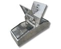 Aluminium Checker Plate Gullwing Toolbox - 1600x550x440mm-Aussie 4x4 Pro