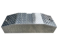 Aluminium Checker Plate Gullwing Toolbox - 1600x550x440mm-Aussie 4x4 Pro