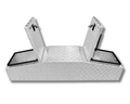 Aluminium Checker Plate Gullwing Toolbox Storage - 1770x400x400mm-Aussie 4x4 Pro