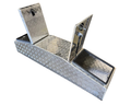 Aluminium Checker Plate Gullwing Toolbox Storage - 1770x400x400mm-Aussie 4x4 Pro