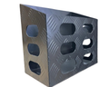 Aluminium Checker Plate Jerry Can Holder - Black - 380x200x340mm-Aussie 4x4 Pro