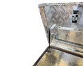 Aluminium Checker Plate Rectangular Toolbox with Top Opening Lid - 1700x500x500mm-Aussie 4x4 Pro