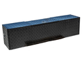 Aluminium Checker Plate Toolbox with Slide Trays & Storage - Black - 2200x500x550mm-Aussie 4x4 Pro