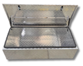 Aluminium Checker Plate Toolbox with Top Opening Lid - 1500x600x500mm-Aussie 4x4 Pro