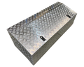 Aluminium Checker Plate Toolbox with Top Opening Lid - 1500x600x500mm-Aussie 4x4 Pro