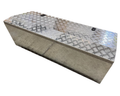 Aluminium Checker Plate Toolbox with Top Opening Lid - 1500x600x500mm-Aussie 4x4 Pro