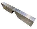 Aluminium Checker Plate Undertray Toolboxes - Pair - 900x230x400mm-Aussie 4x4 Pro