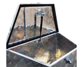 Aluminium Drawbar Toolbox with Top Opening Lid - 725x420x470mm-Aussie 4x4 Pro