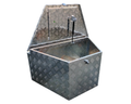 Aluminium Drawbar Toolbox with Top Opening Lid - 870x500x450mm-Aussie 4x4 Pro