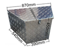 Aluminium Drawbar Toolbox with Top Opening Lid - 870x500x450mm-Aussie 4x4 Pro