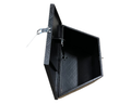 Aluminium Drawbar Toolbox with Top Opening Lid - Black - 725x420x460mm-Aussie 4x4 Pro